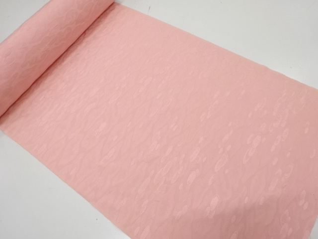 アンティーク　石畳模様織り出し　着尺反物